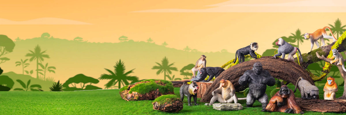 Primates Collection Primate World | Toymany’s Extensive Primate Figurine Collection